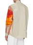 Back View - Click To Enlarge - JW ANDERSON - Anchor Logo Appliqued Peach Print Block Cotton Shirt