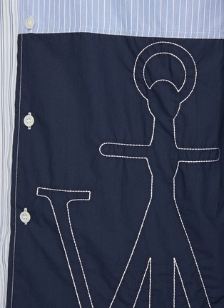  - JW ANDERSON - Anchor logo patchwork shirt