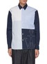 Main View - Click To Enlarge - JW ANDERSON - Anchor logo patchwork shirt
