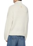 Back View - Click To Enlarge - JW ANDERSON - Merino Wool Turtleneck Jumper With Contrasting Patch Pocket