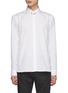 Main View - Click To Enlarge - NEIL BARRETT - Thunderbolt Print Concealed Placket Cotton Shirt