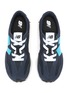 Figure View - Click To Enlarge - NEW BALANCE - '327' Side Logo Print Elastic Lace Kids Sneakers