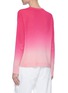 Back View - Click To Enlarge - ALICE & OLIVIA - 'Gleeson' dip dye crewneck sweater