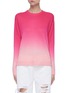 Main View - Click To Enlarge - ALICE & OLIVIA - 'Gleeson' dip dye crewneck sweater