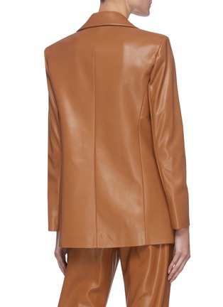 Back View - Click To Enlarge - ALICE & OLIVIA - 'Dunn' vegan leather blazer