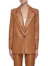 Main View - Click To Enlarge - ALICE & OLIVIA - 'Dunn' vegan leather blazer
