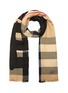 Main View - Click To Enlarge - BURBERRY - Eyelash Fringe Check Cashmere Scarf