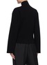 Back View - Click To Enlarge - THE ROW - Long Sleeved Turtleneck Cashmere Knit Top