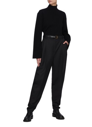 Figure View - Click To Enlarge - THE ROW - Long Sleeved Turtleneck Cashmere Knit Top