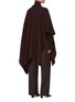 Back View - Click To Enlarge - THE ROW - Turtleneck Cashmere Silk Blend Poncho