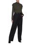 Figure View - Click To Enlarge - THE ROW - Cap Sleeved V Neck Merino Wool Knit Top