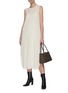 Figure View - Click To Enlarge - THE ROW - Sleeveless Crewneck Cotton Blend Midi Dress