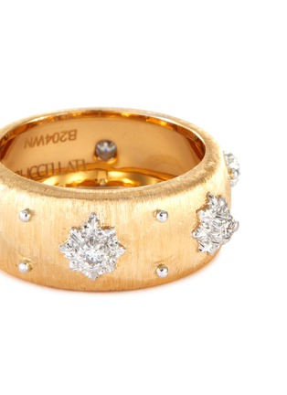 Detail View - Click To Enlarge - BUCCELLATI - 'Macri' diamond 18k gold ring