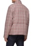 Back View - Click To Enlarge - THOM BROWNE - FUNNEL NECK ZIP UP DOWN JACKET