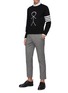 Figure View - Click To Enlarge - THOM BROWNE - Mr. Thom Intarsia Merino Wool Sweater