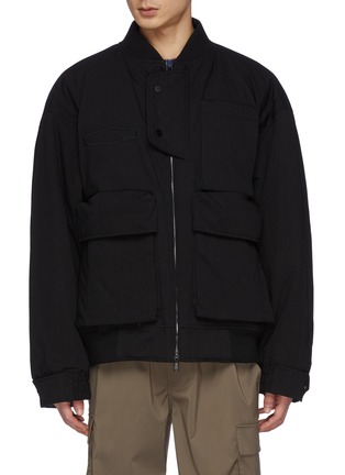 Main View - Click To Enlarge - WOOYOUNGMI - Oversized Large Pockets Cotton Blend Jacket