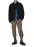 Figure View - Click To Enlarge - WOOYOUNGMI - Oversized Large Pockets Cotton Blend Jacket