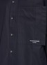  - WOOYOUNGMI - Patch Pocket Logo Print Cotton Shirt