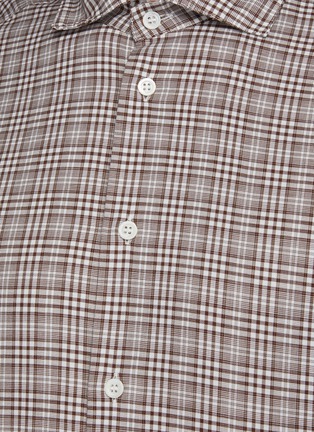  - BARENA - 'Peromo' Plaid Cotton Shirt