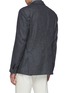 Back View - Click To Enlarge - LARDINI - Patch Pocket Single Breasted Wool Blazer