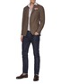 Figure View - Click To Enlarge - LARDINI - Cashmere Recycled Wool Blend Unlined Single Breasted Blazer