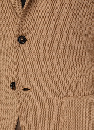  - LARDINI - NOTCH LAPEL PATCH POCKET KNIT JACKET