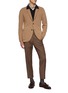 Figure View - Click To Enlarge - LARDINI - NOTCH LAPEL PATCH POCKET KNIT JACKET