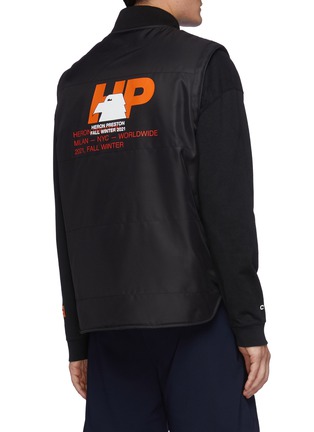 Back View - Click To Enlarge - HERON PRESTON - HP Eagle Print Nylon Vest