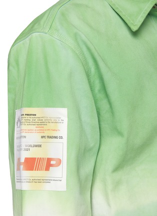  - HERON PRESTON - Label Appliqued Tie Dye Shirt