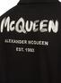  - ALEXANDER MCQUEEN - Contrast Graffiti Logo Embroidered Denim Jacket