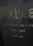  - ALEXANDER MCQUEEN - Graffiti logo print back cardigan