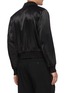 Back View - Click To Enlarge - ALEXANDER MCQUEEN - Notch Lapel Front Wool Bomber Jacket