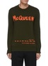 ALEXANDER MCQUEEN - Logo Jacquard Cotton Sweater