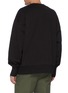 Back View - Click To Enlarge - ALEXANDER MCQUEEN - Graffiti Logo Patch Cotton Sweatshirt