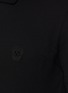  - ALEXANDER MCQUEEN - 'Bullion' Skull Patch Cotton Polo Shirt