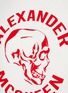  - ALEXANDER MCQUEEN - Skull Logo Graphic Print Cotton T-shirt