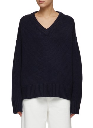 Main View - Click To Enlarge - THE ROW - V NECK JUMPER
