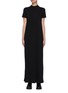 Main View - Click To Enlarge - THE ROW - Short Sleeved Crewneck Cotton Maxi Dress