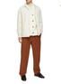 Figure View - Click To Enlarge - LEMAIRE - Notch Lapel Wadded Cotton Overshirt