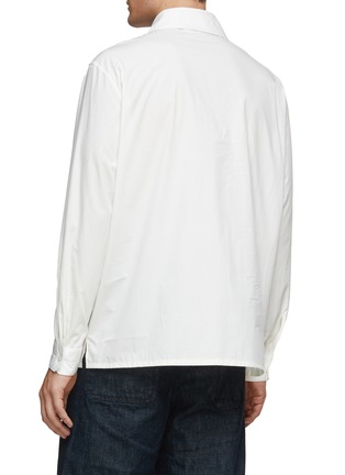 Back View - Click To Enlarge - LEMAIRE - Accentuated Pointed Collar Cotton Shirt
