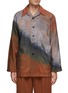 Main View - Click To Enlarge - LEMAIRE - Impressionist Print Notch Lapel Silk Blend Pyjama Shirt