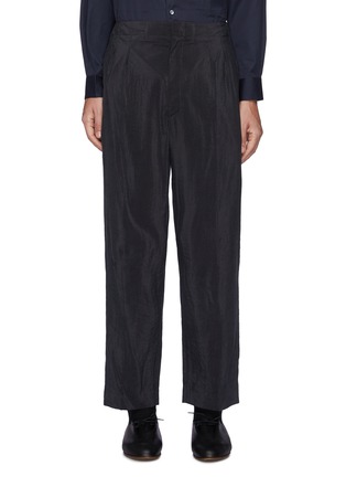Main View - Click To Enlarge - LEMAIRE - Dry Silk Blend Pleated Pants