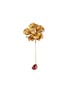 Main View - Click To Enlarge - ANABELA CHAN - Citrine Parrot Bloom' Lab-grown gemstone 18k gold vermeil brooch