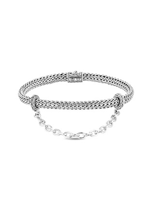 Main View - Click To Enlarge - JOHN HARDY - Classic Chain Sterling Silver Extra Small Chain Remix Drop Transformable Bracelet — Size S