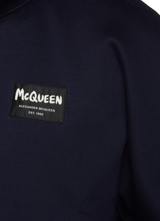  - ALEXANDER MCQUEEN - Logo Patch Double Jersey Track Jacket