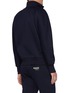 Back View - Click To Enlarge - ALEXANDER MCQUEEN - Logo Patch Double Jersey Track Jacket