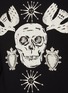 ALEXANDER MCQUEEN - Skull Graphic Crocheted Jersey Hoodie