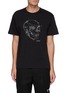 Main View - Click To Enlarge - ALEXANDER MCQUEEN - Skull Graphic Print Cotton T-Shirt