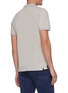 Back View - Click To Enlarge - DENHAM - 'Regal' Chest Pocket Pique Cotton Polo Shirt