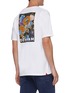 Back View - Click To Enlarge - DENHAM - 'Waterstone' Foo Dog Back Graphic Print Organic Cotton T-shirt